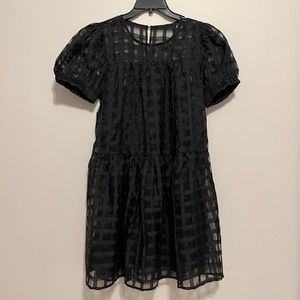 Black Puff Sleeve Dress